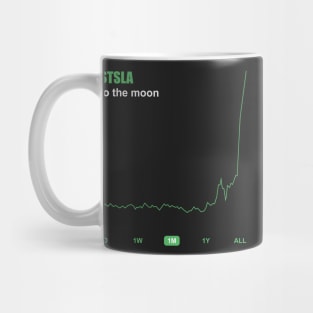 Tsla to the moon 2 Mug